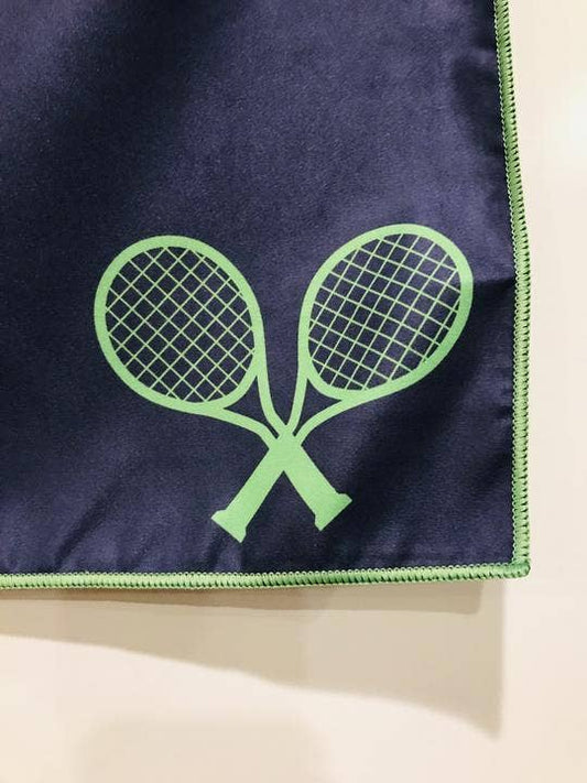 Tennis Towel - Corner Stripe