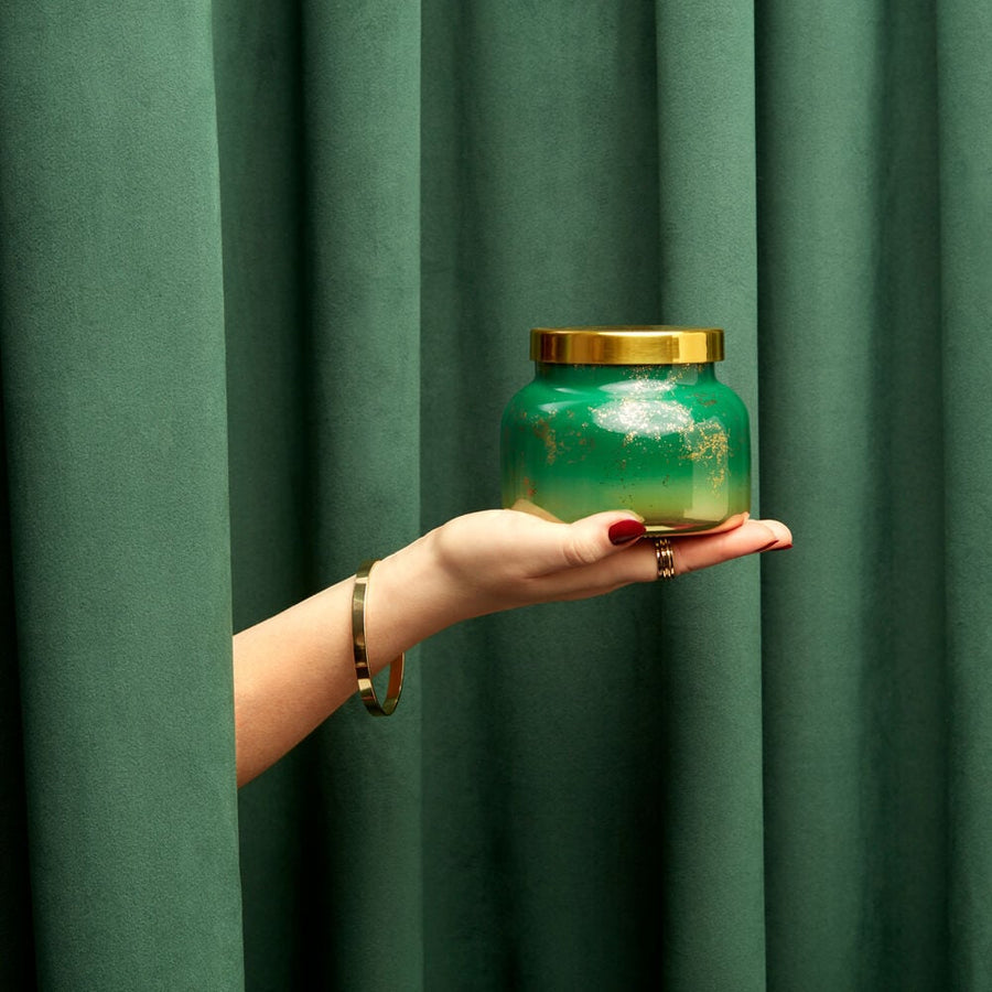 Capri Blue Crystal Pine Glimmer Signature Jar Soy Candle, 19 oz