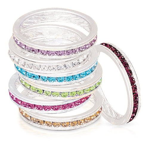 Stacking Birthstone Rings