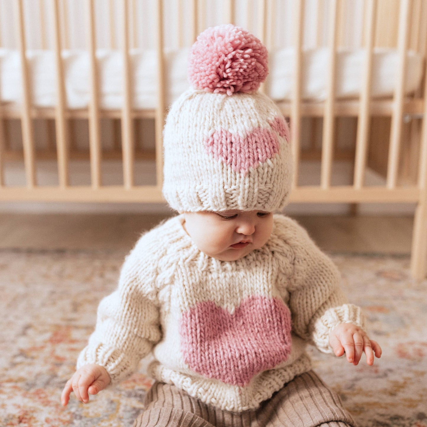 Sweetheart Crew Neck Sweater Baby & Toddler