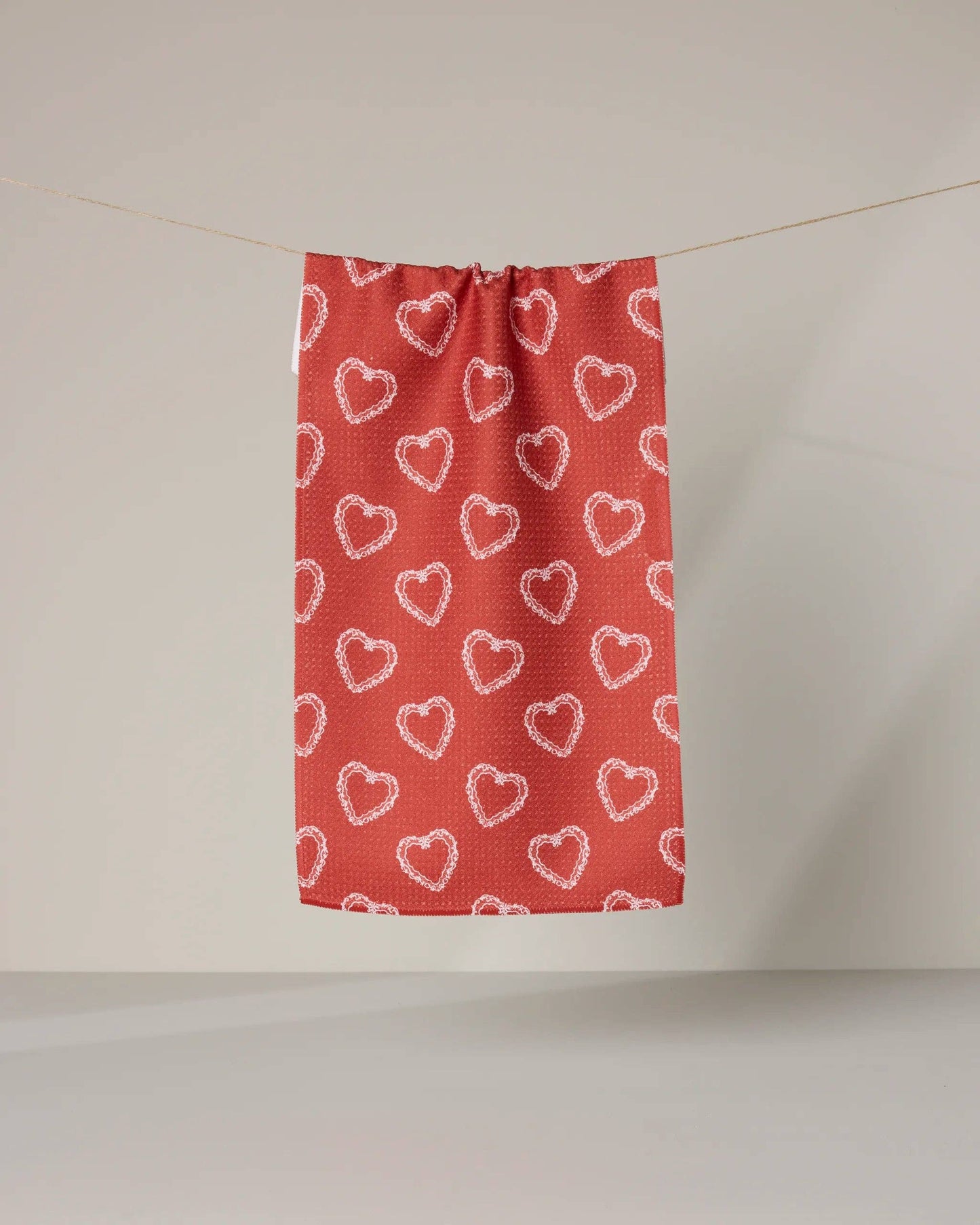 Soft Heart Scarlet Bar Towel