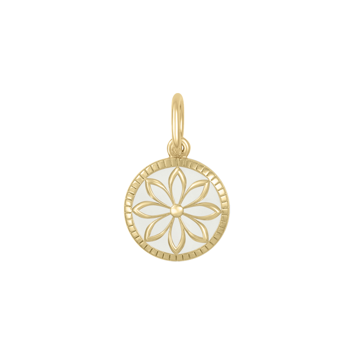 Daisy All Gold Pendant