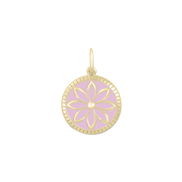 Daisy All Gold Pendant