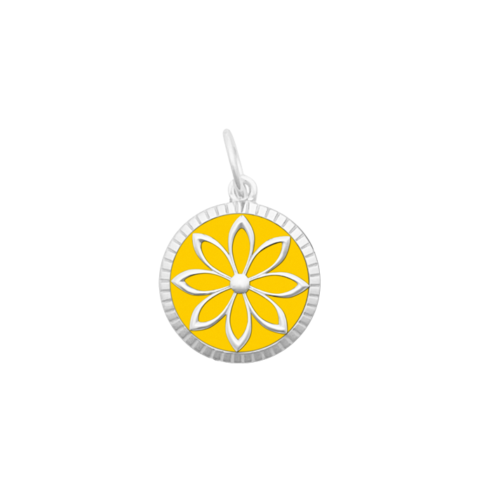 Daisy Silver Pendant