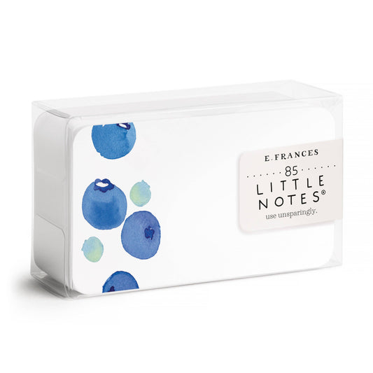 Blueberry Little Notes® – Boxed Set of 85 Mini Notecards