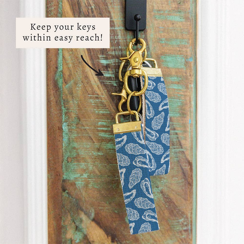 Oysters Keychain | Coastal Keychain | Bag Charm