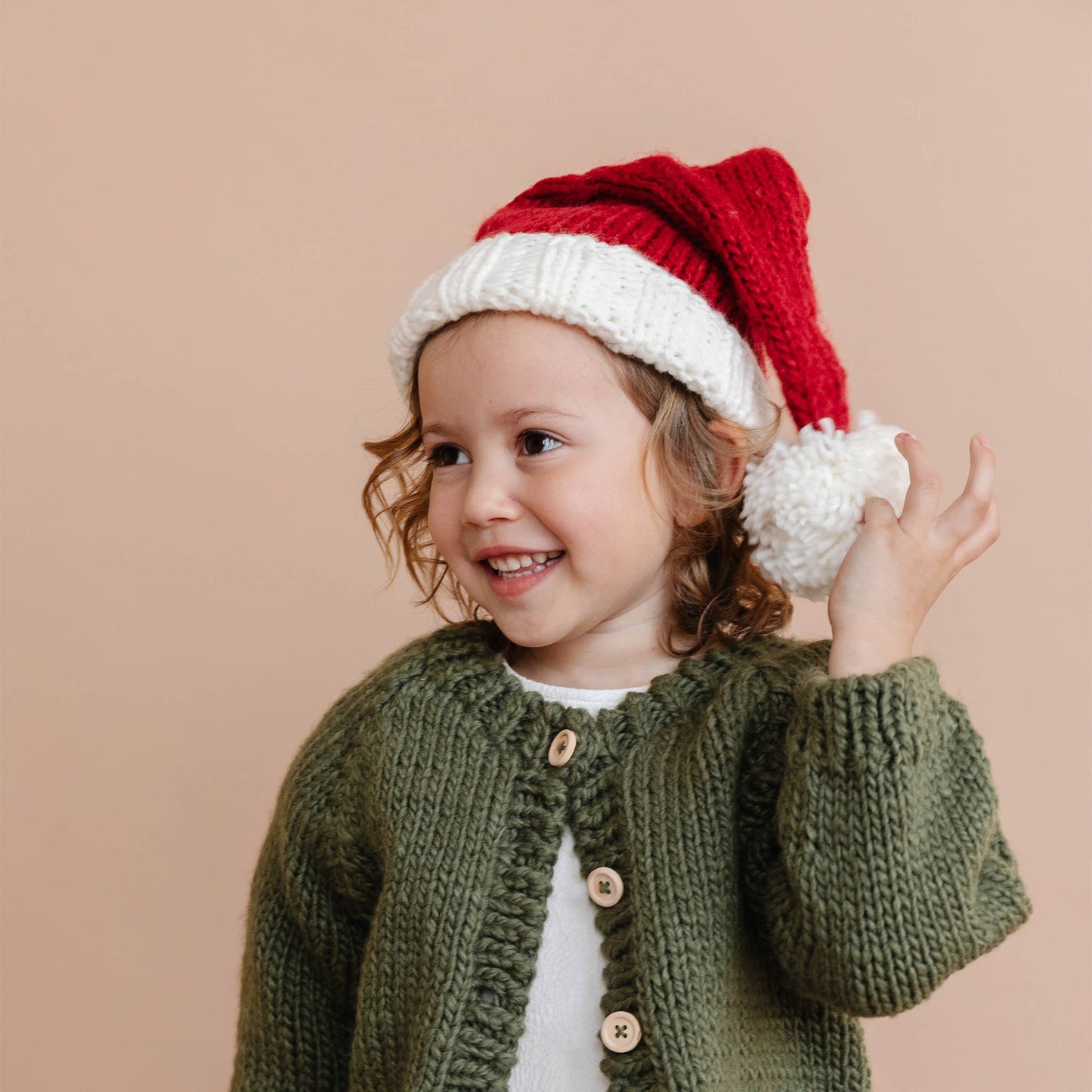 Baby Santa Knit Hat