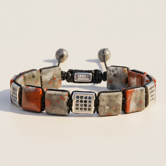 Men's African Bloodstone Bracelet