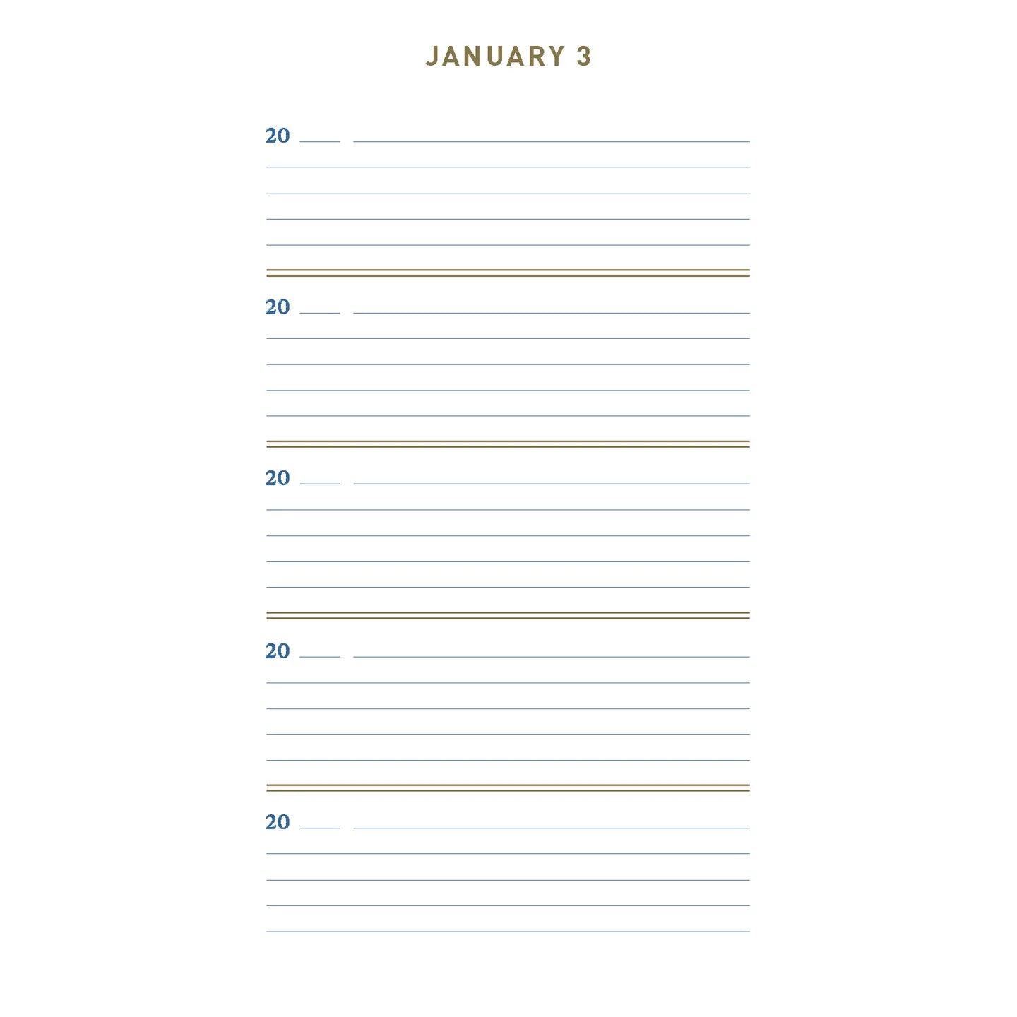 One Line A Day Journal