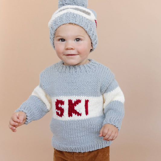 Baby Ski Goggles Beanie Bowie Grey