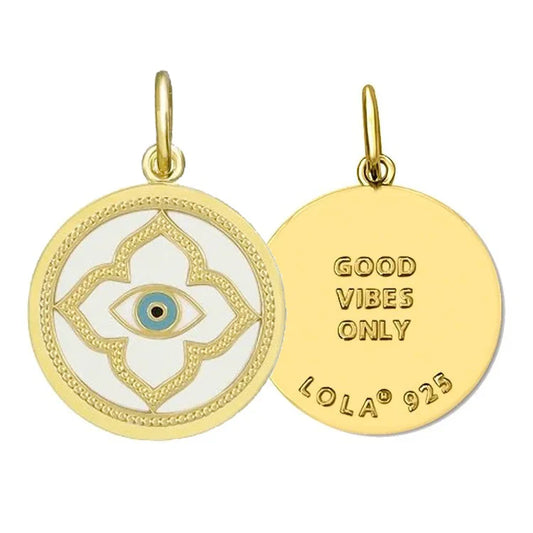 Evil Eye Gold Pendant