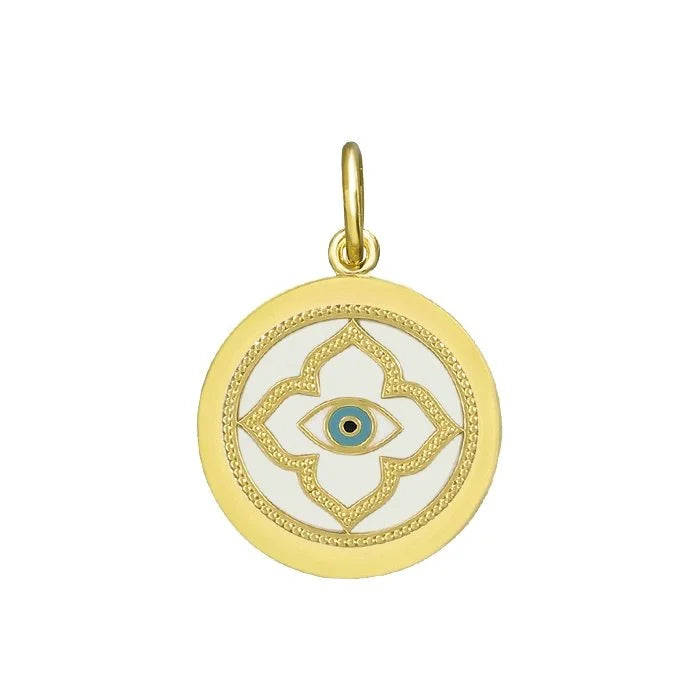 Evil Eye Gold Pendant