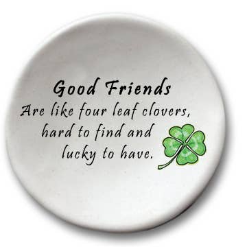 Lucky Friends - Round Ceramic Dish