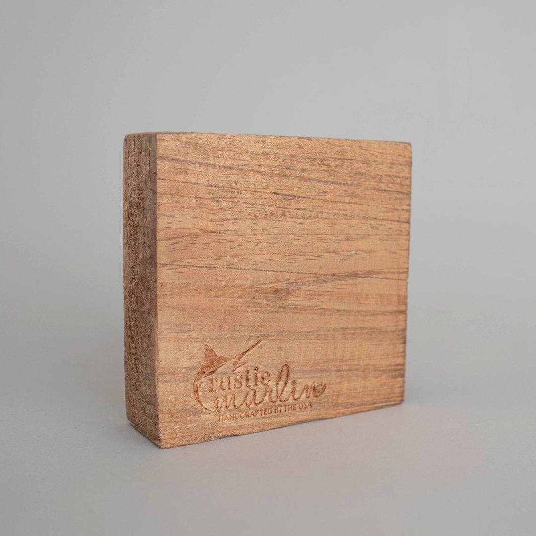 Saltwater Heals Everything Block Sign