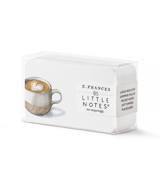 Latte Little Notes® – Boxed Set of 85 Mini Notecards