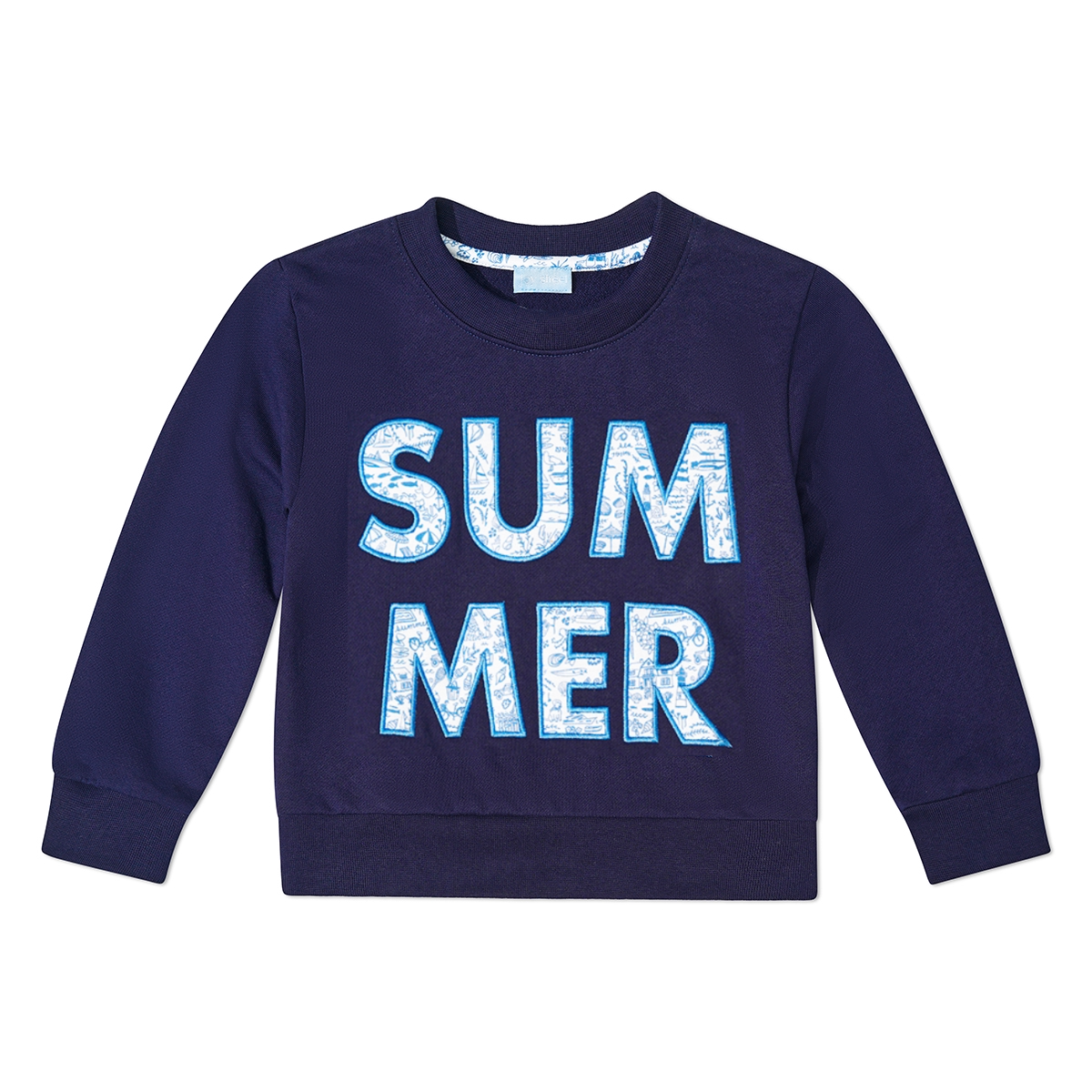 Seaside Summer Kids Crewneck Sweatshirt