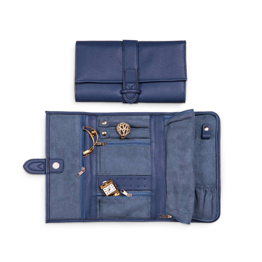 Hayley Jewelry Clutch - Blue
