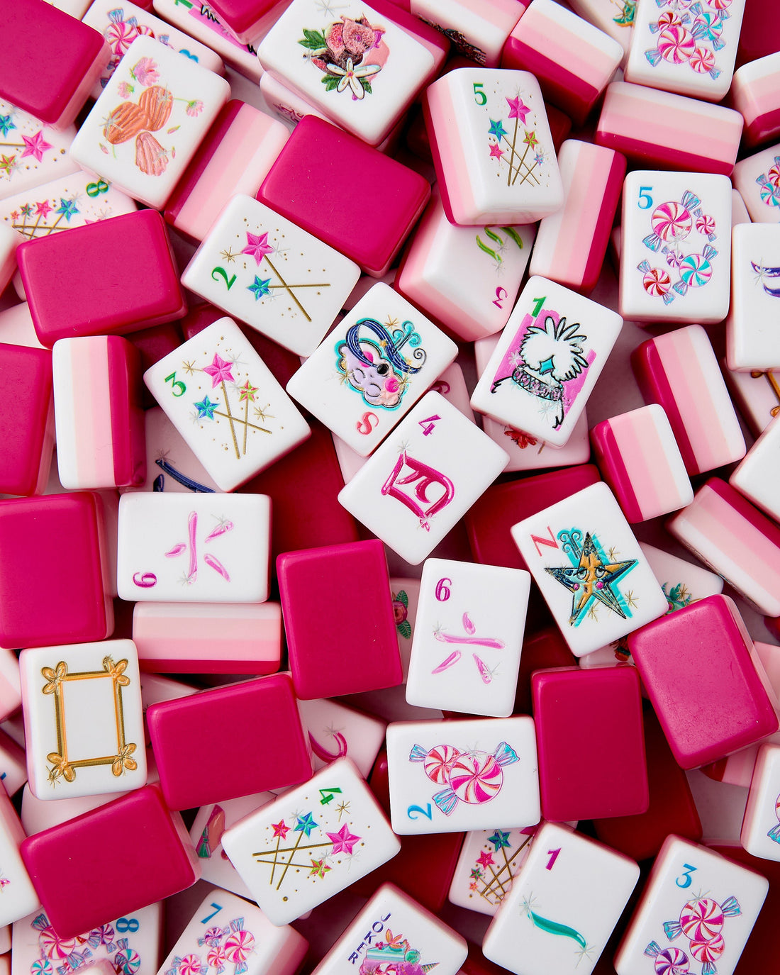 Glitterville Wild Mahjong Tiles