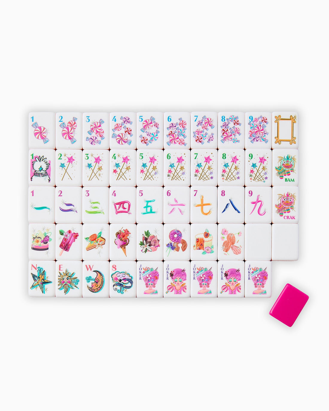 Glitterville Wild Mahjong Tiles