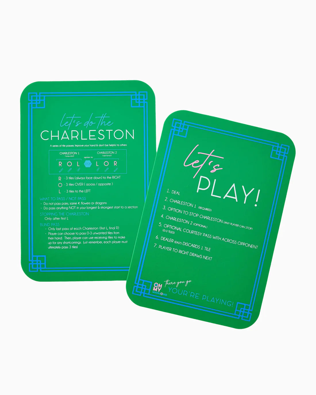 Green Mahjong Tile Shufflers