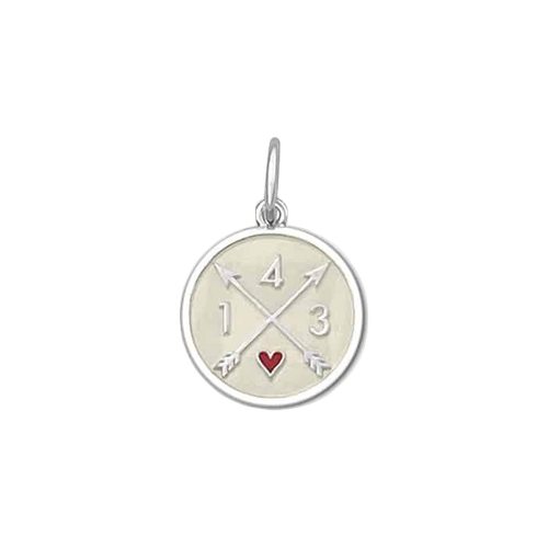 I Love You Silver Pendant