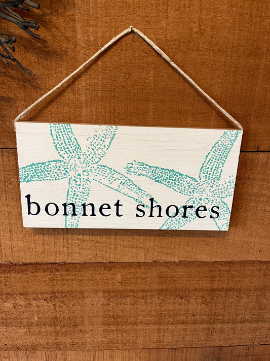 Bonnet Shores Starfish Twine Hanging Sign