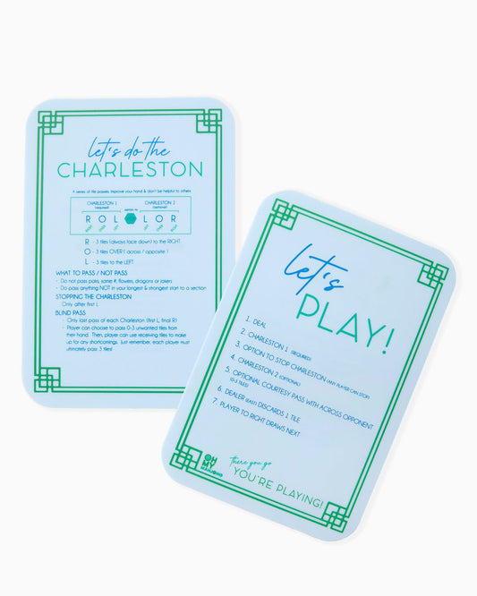 Light Blue Mahjong Tile Shufflers