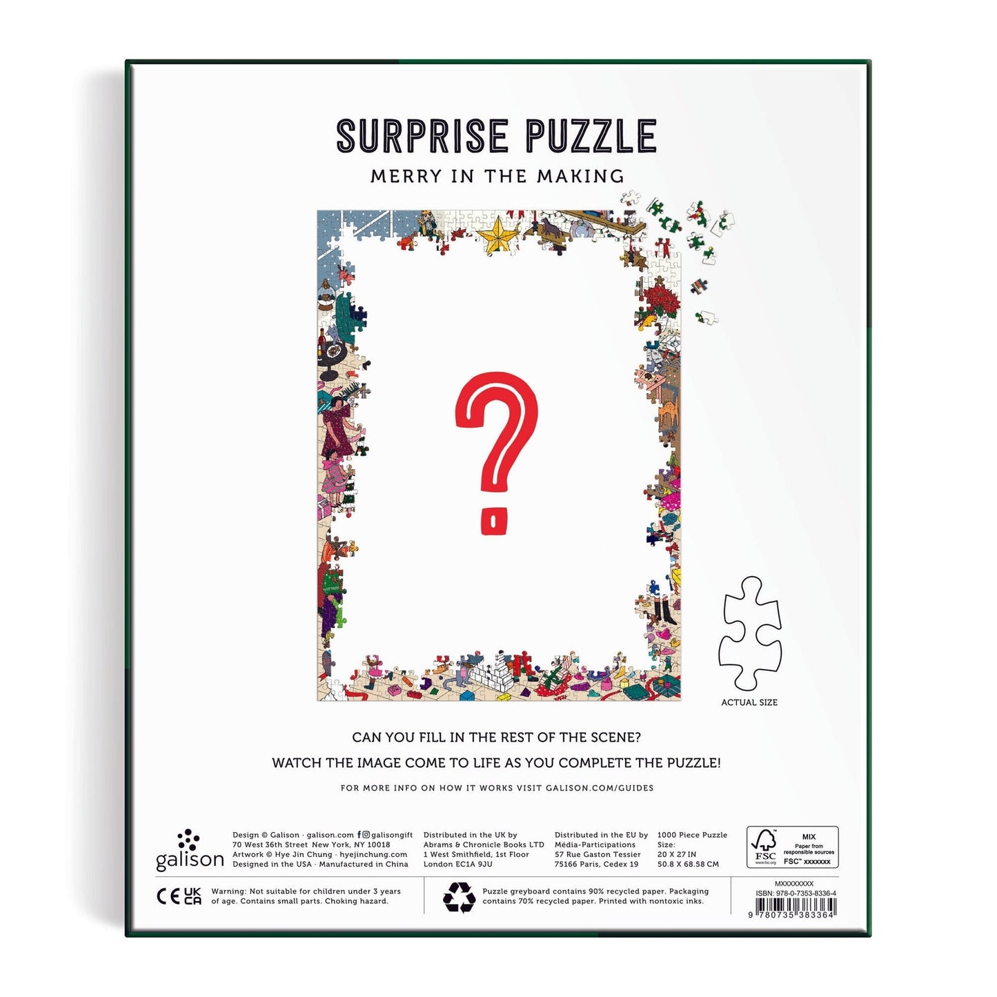 Merry In The Making 1000 Piece Surprise Puzzle