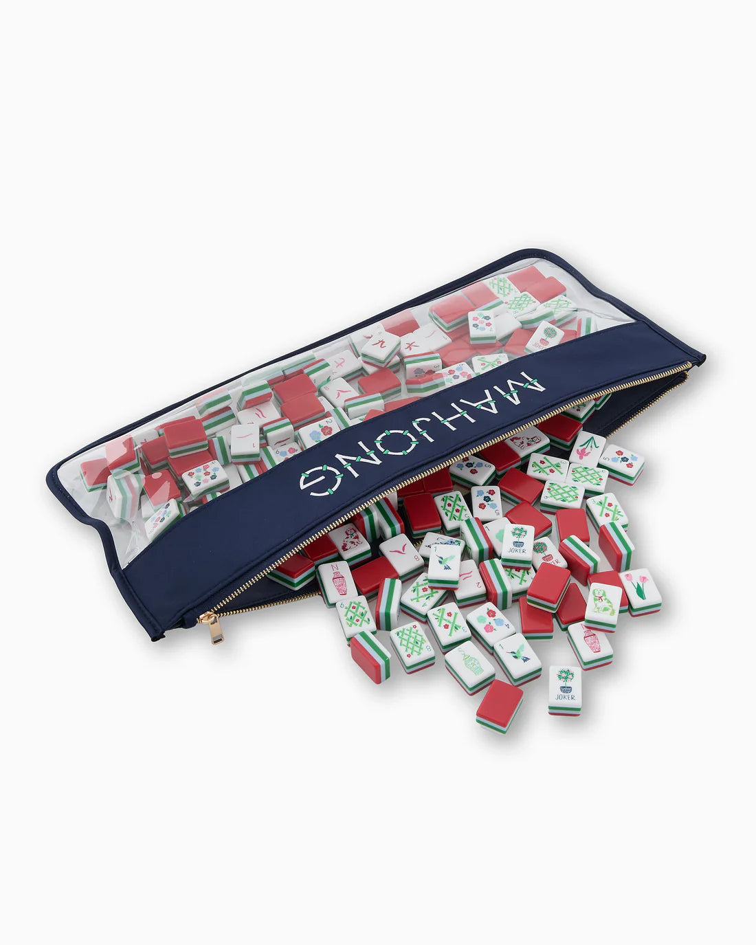 Bamboo Mahjong Bag Navy