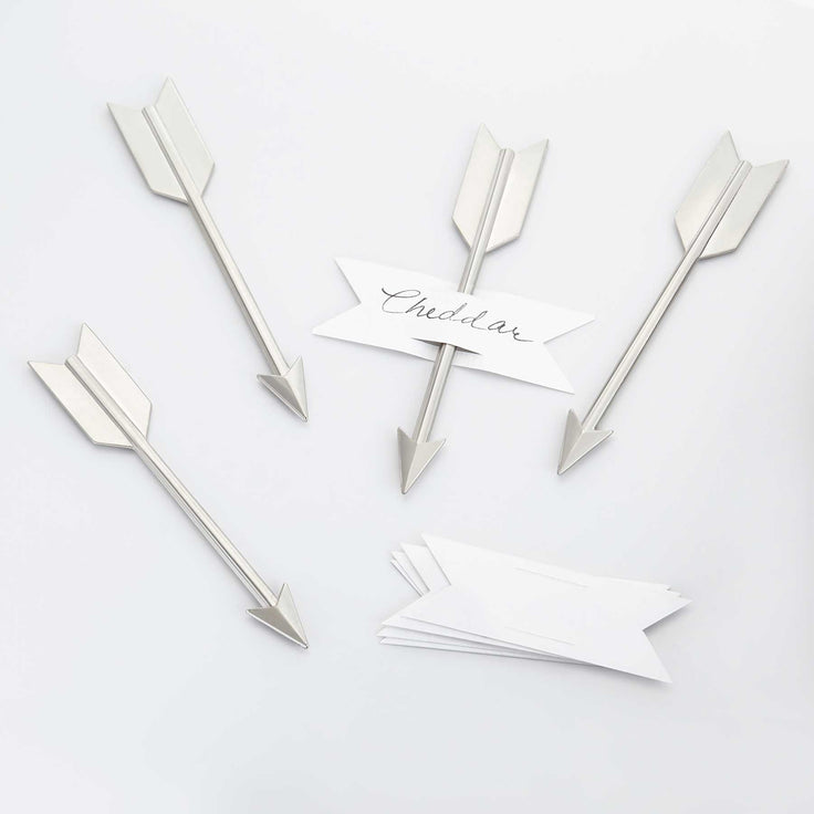 Arrow Cheese Markers - Fine Pewter