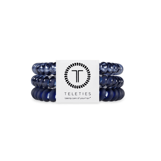 Nightfall Navy Hair Ties Large