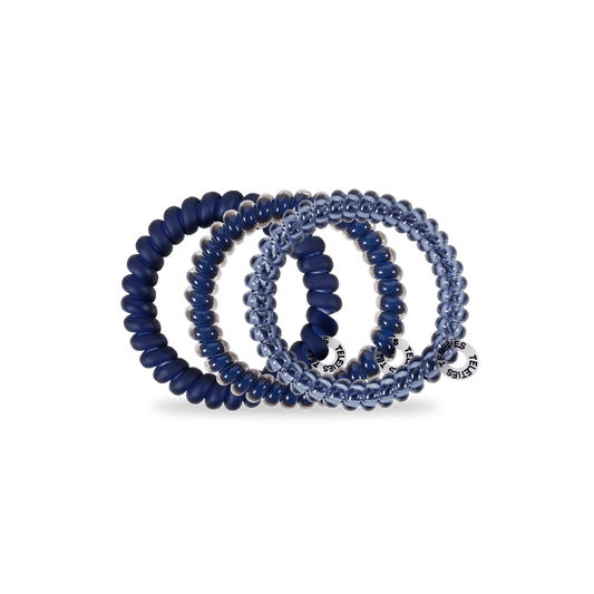 Nightfall Navy Hair Ties Large