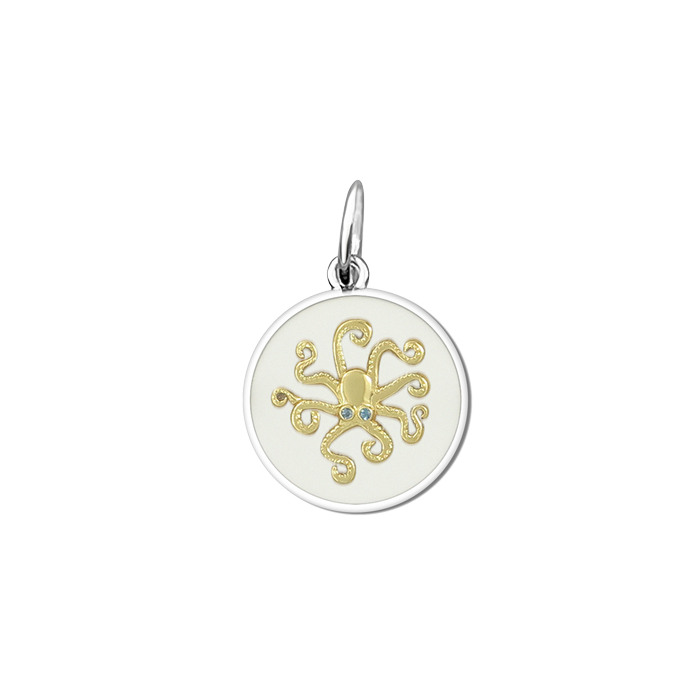 Octopus Gold Pendant