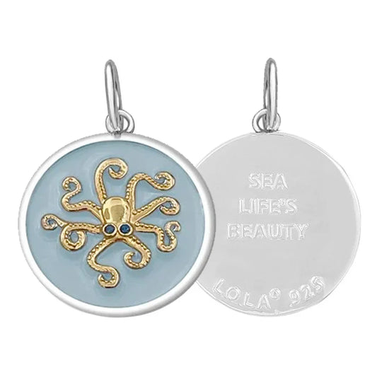 Octopus Gold Pendant