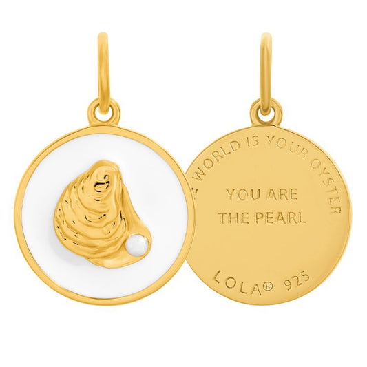 Oyster Pendant All Gold