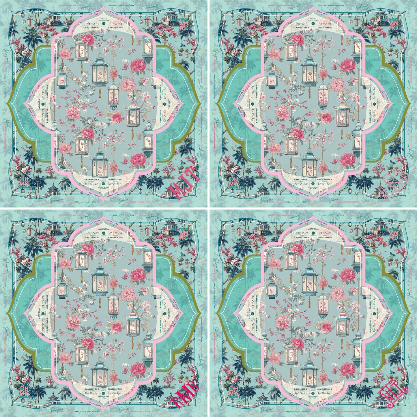 Radiance Mahjong Mat in Tube