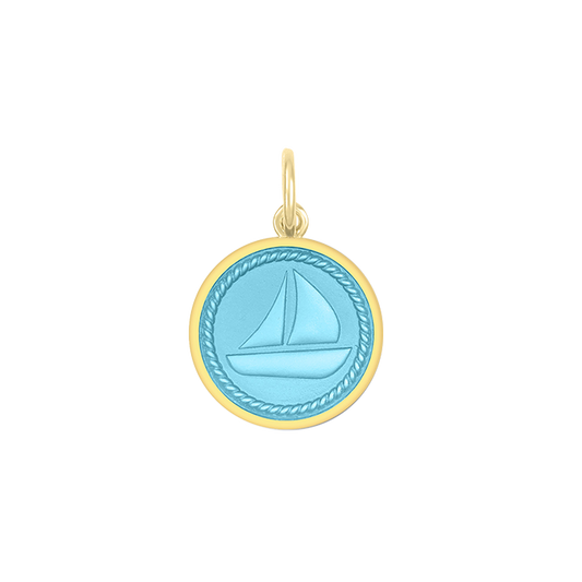 Sailboat Pendant All Gold