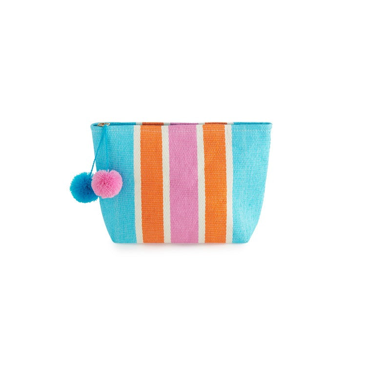 Kai Zip Pouch, Multi Stripe