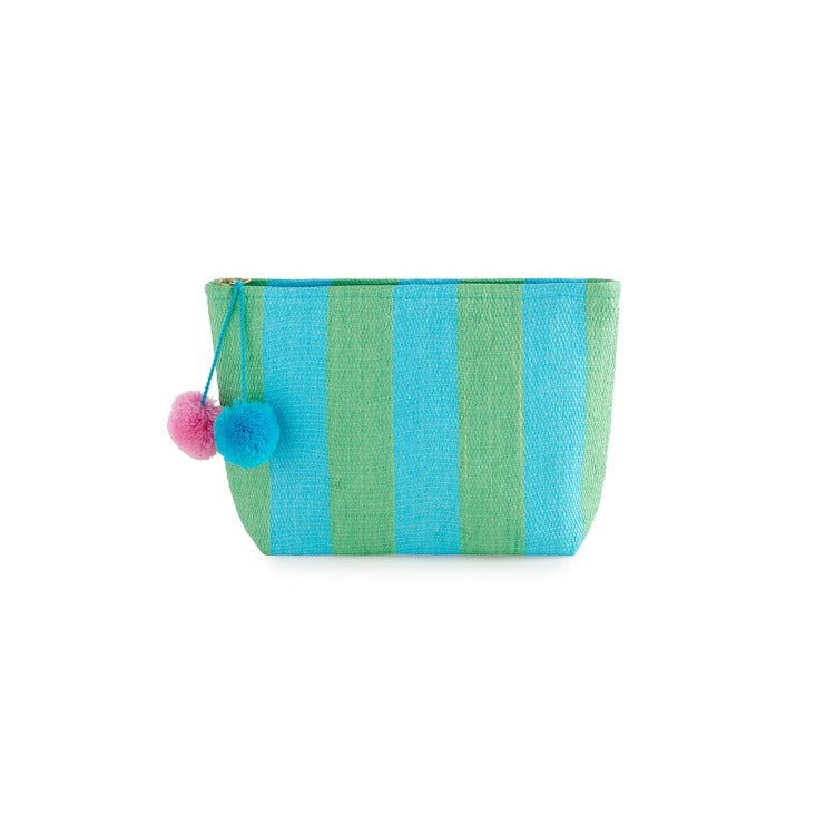 Mirage Zip Pouch, Aqua