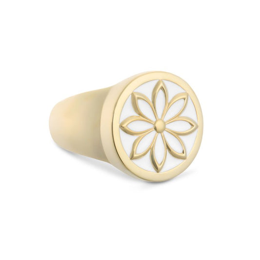 Daisy All Gold Ring