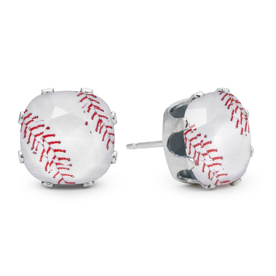 Home Run Cushion Earrings