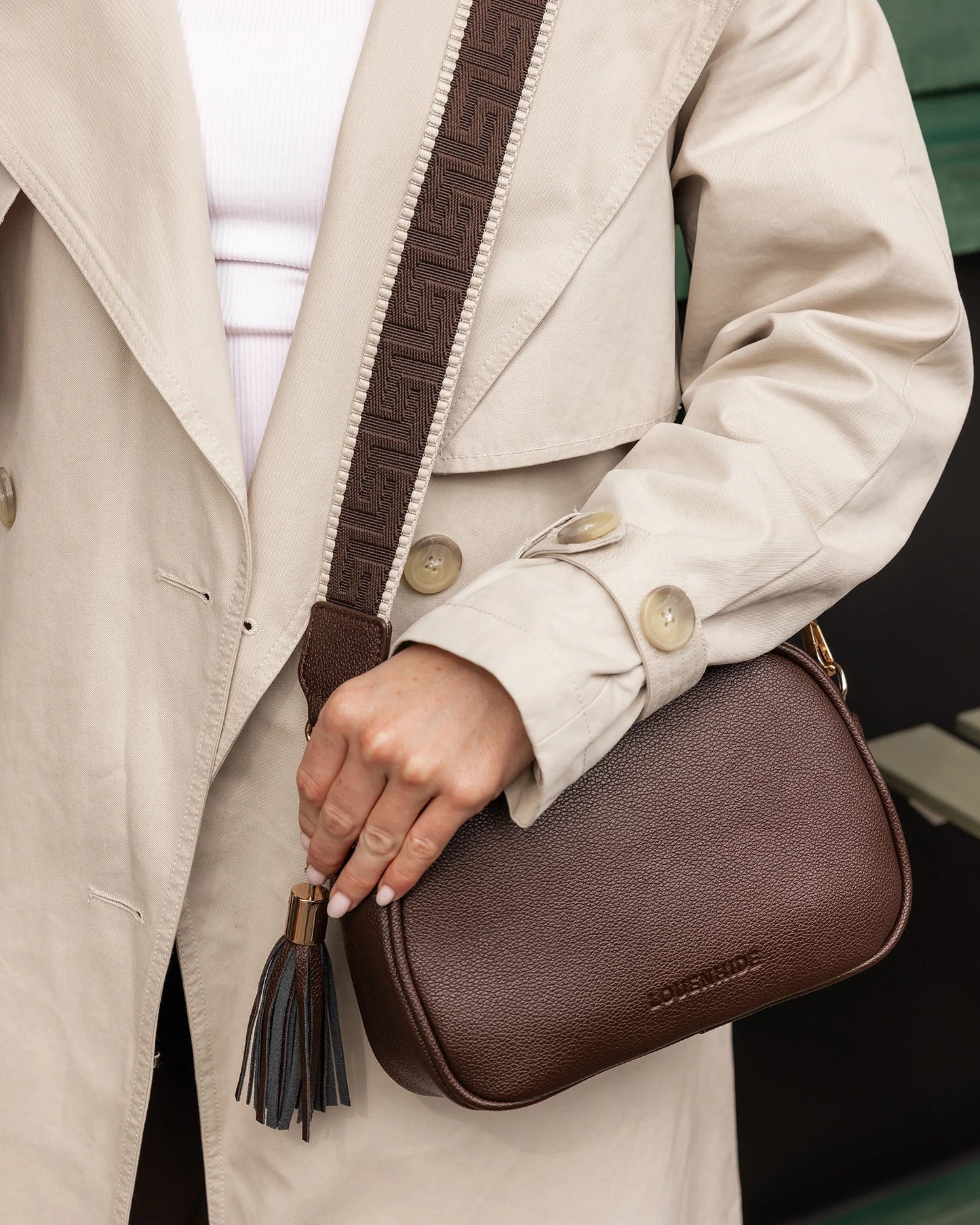 Jacinta Crossbody Bag - Chocolate