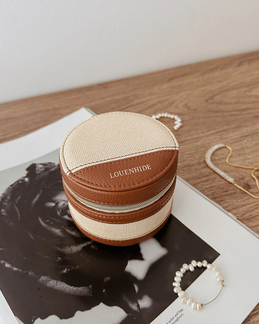 Loz Jewelry Box - Canvas Tan