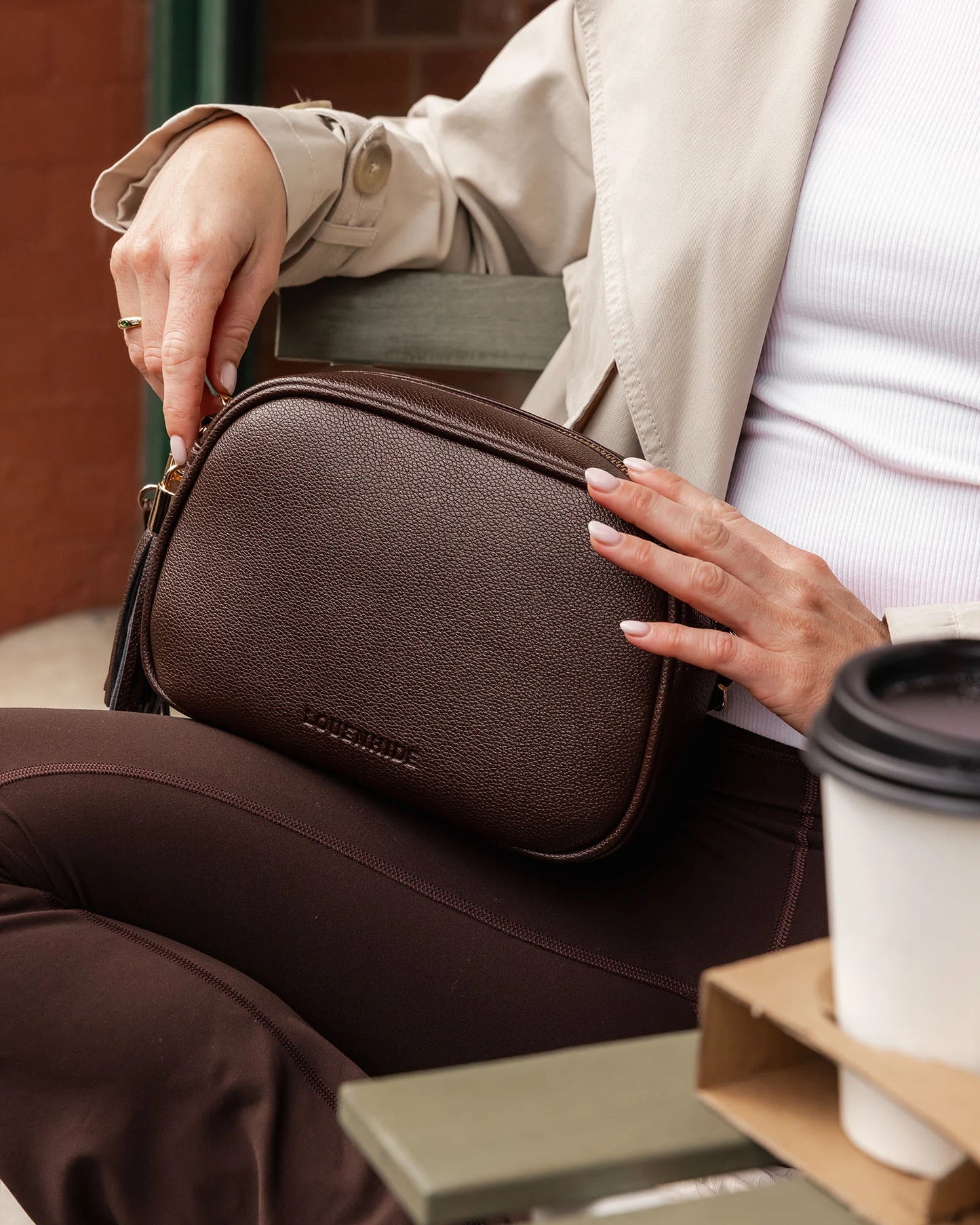 Jacinta Crossbody Bag - Chocolate