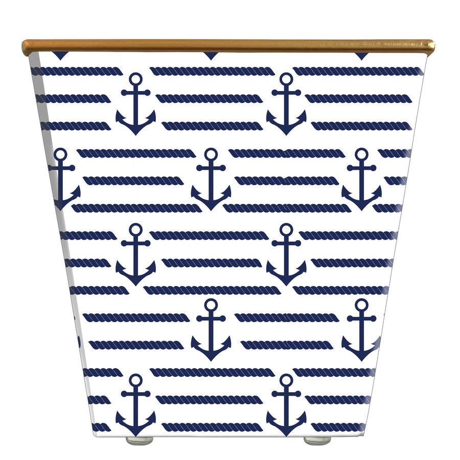 Anchor Stripes Cachepot Candle