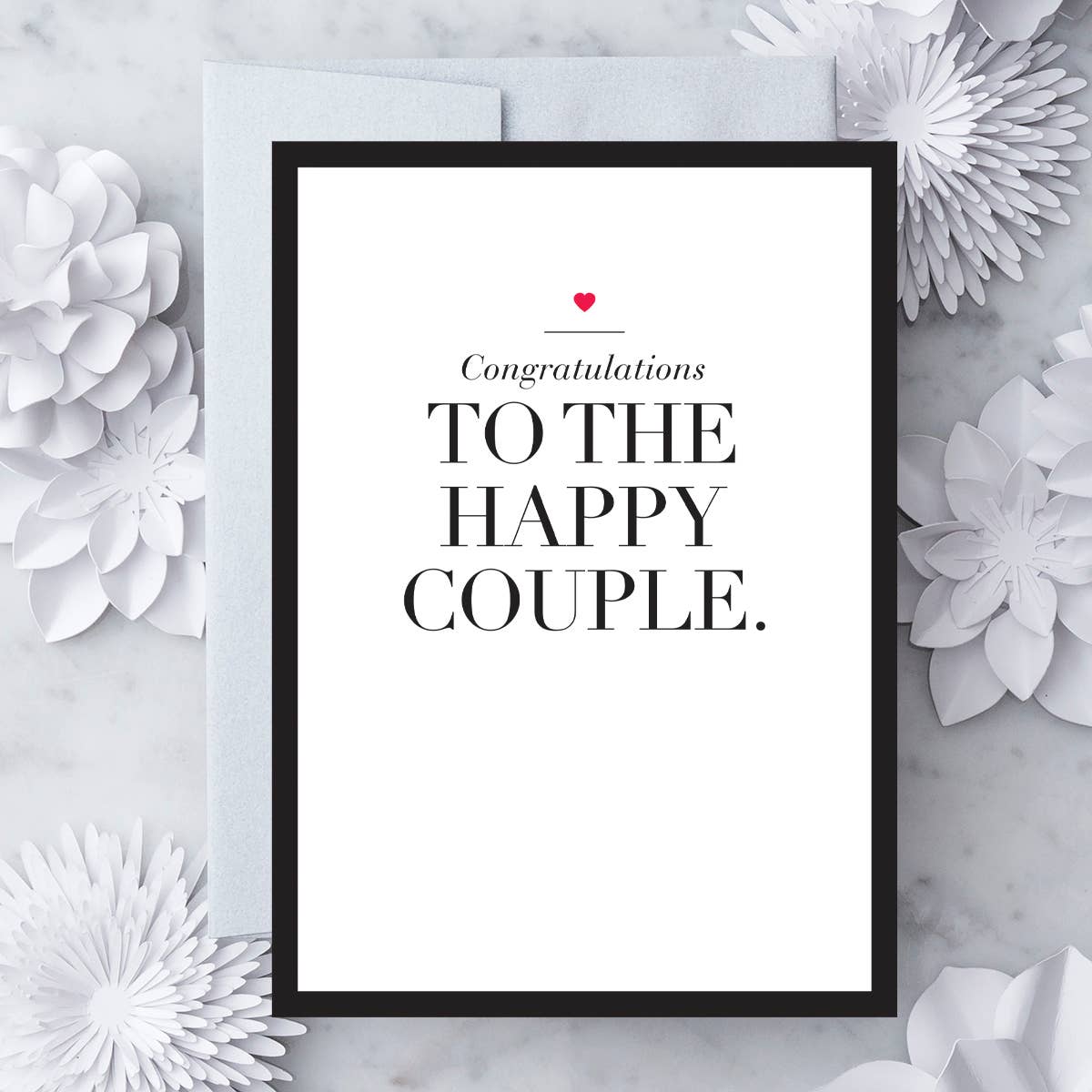 WD06 - To the Happy Couple - Engagement / Wedding Card
