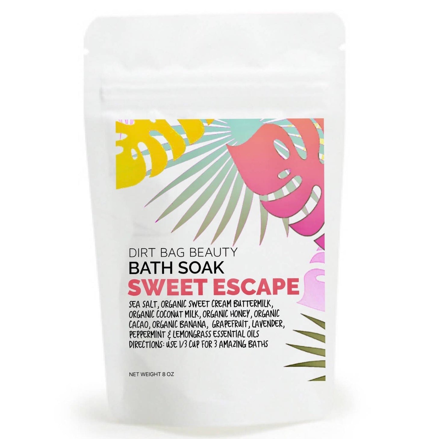 All Natural Bath Soak Sweet Escape 8 oz