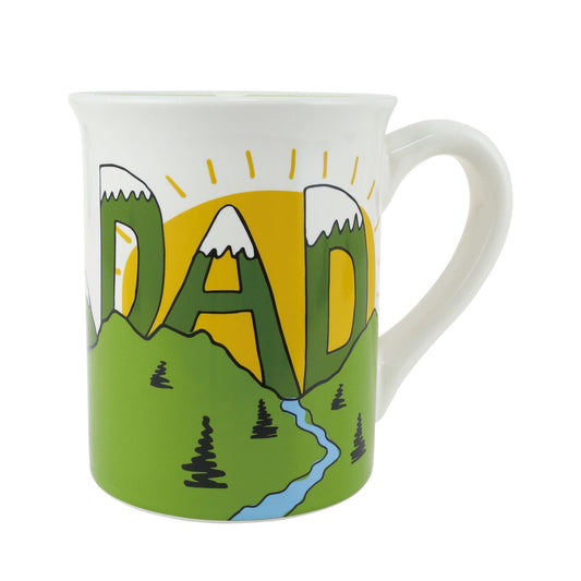 Dad Mountains Distance Mug