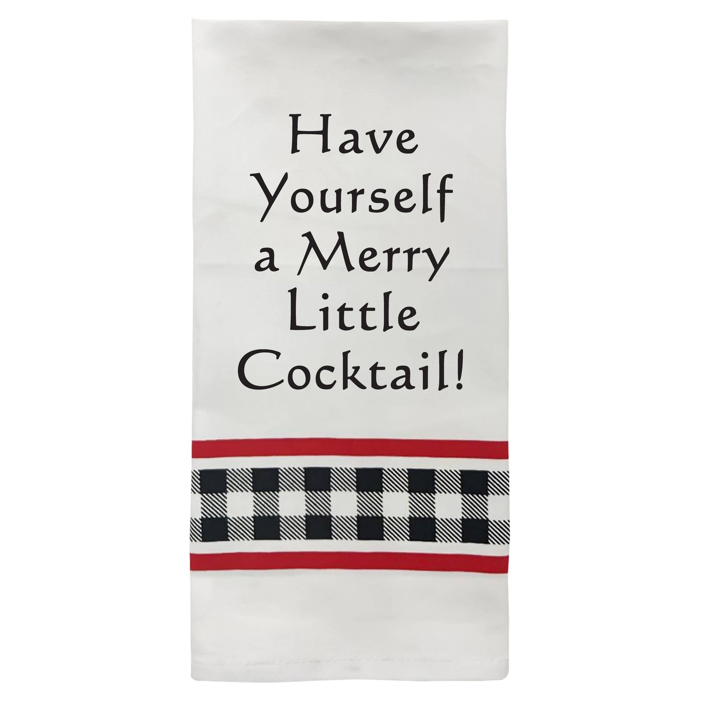 Have Yourself a Merry Little Cocktail Tea Towel