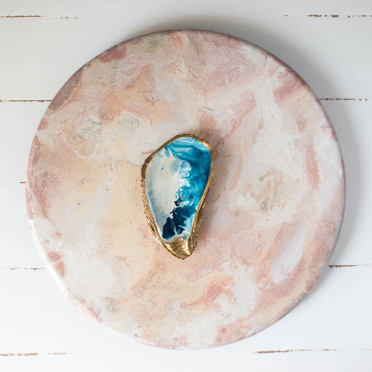 Ocean Gilded Oyster Jewelry Dish